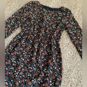 Jcrew floral long sleeve dress, size 6